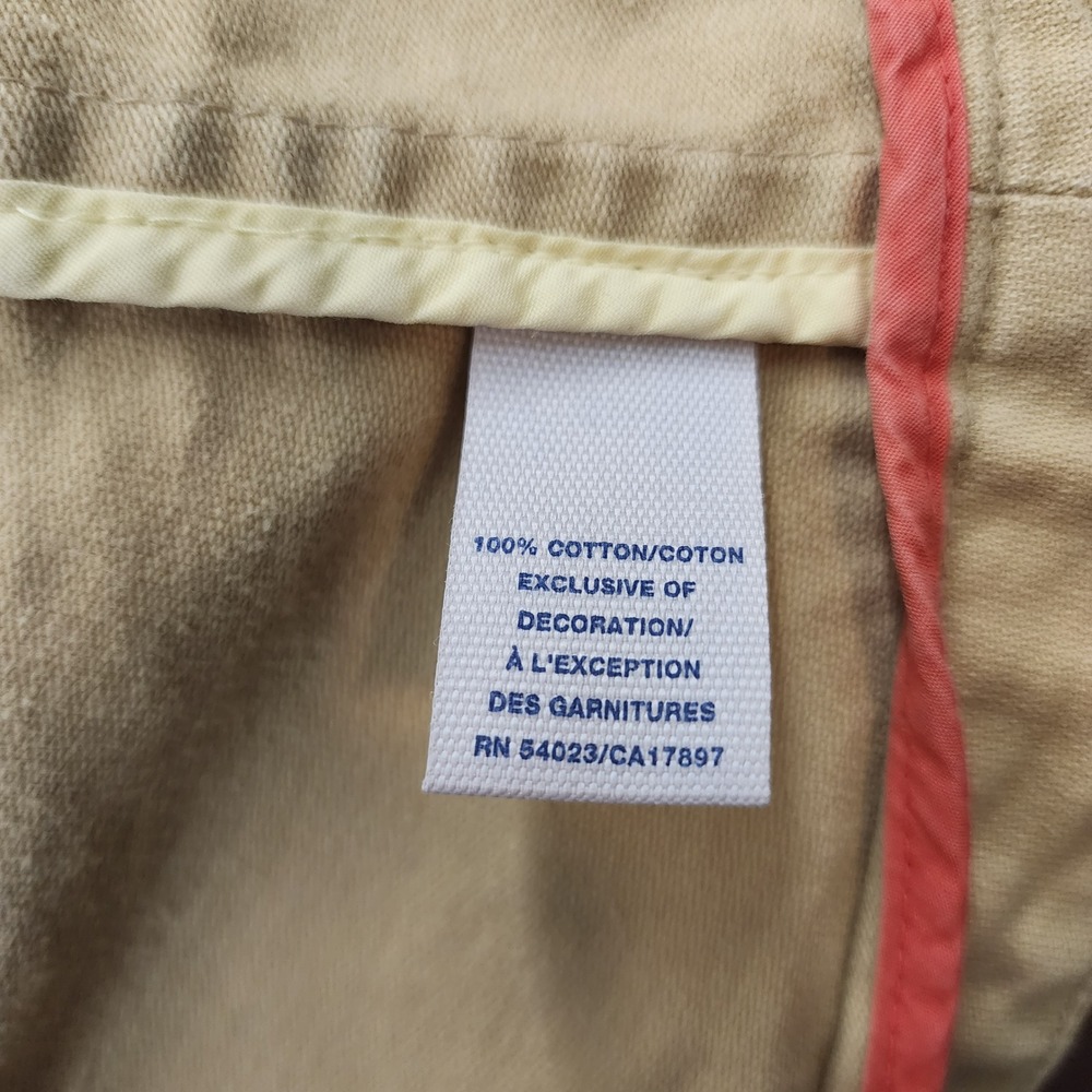 Old Navy Women's Beige Twill Military Style Jacket Blazer Coat Size Large - Picture 6 of 6